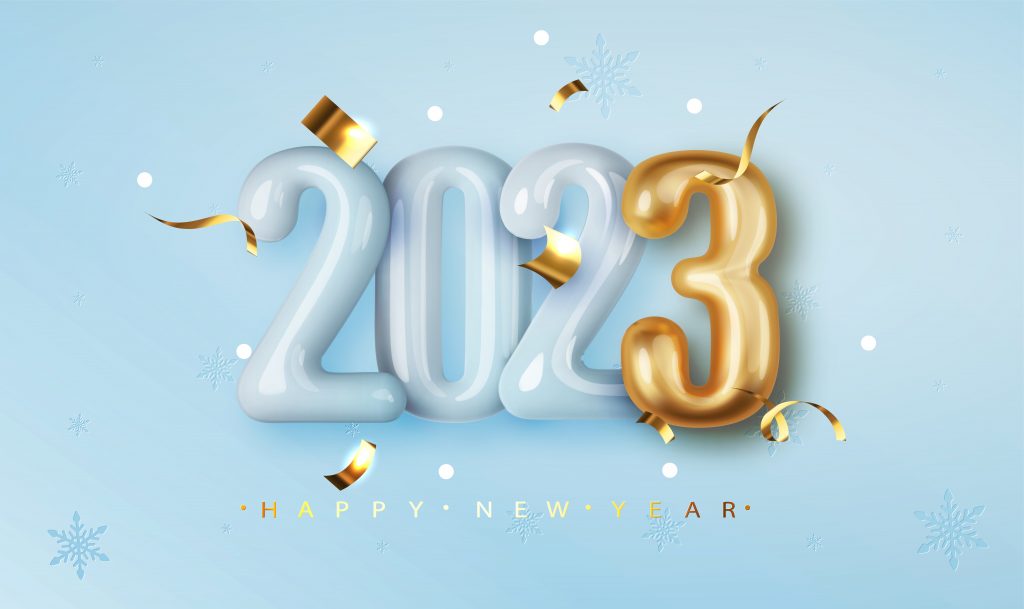 <a href="https://www.freepik.com/free-vector/happy-new-2023-golden-blue-glossy-numbers-blue-background-with-gold-confetti_34129004.htm#query=happy%20new%20year&position=2&from_view=search&track=sph">Image by hannazasimova</a> on Freepik